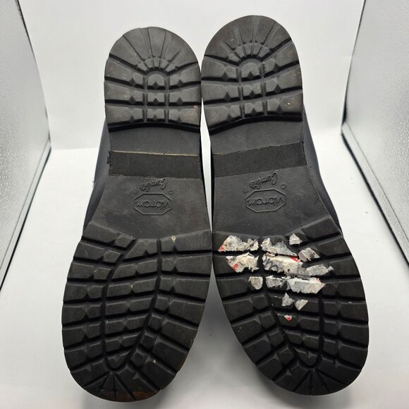 Tactical Work Boots Mens Size 14 Black Leather Vibram Soles Zipper Work Casual - Picture 7 of 13